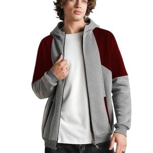 TAGDO Men's Colorblock Split Structure Sporty Jacket?