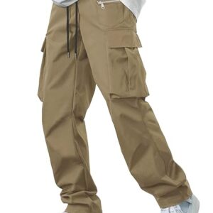TAGDO Men's Casual Techwear Drawstring Cargo Pants
